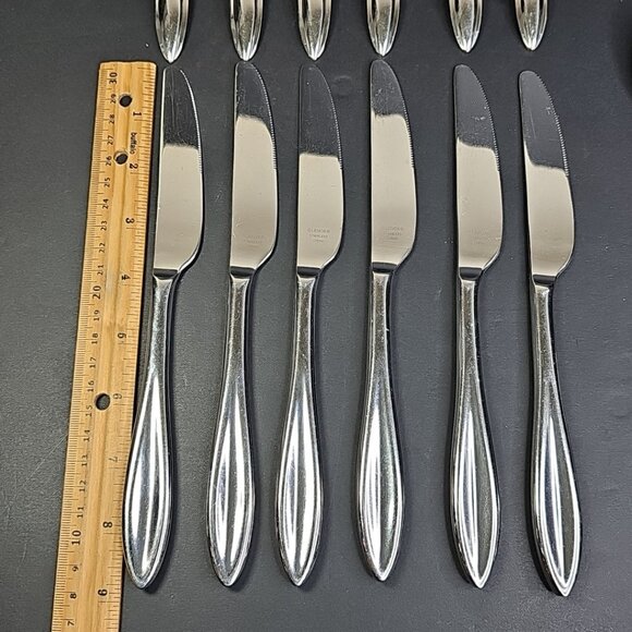 Lenox Stainless Steel 18/10 Flatware Set 30pcs Very Good Quality Service For 6 - Picture 10 of 13